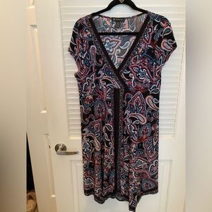 Pre-Loved INC International Concepts Paisley Handkerchief Dress